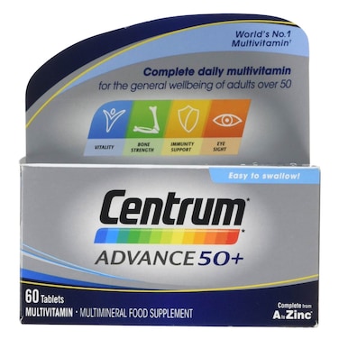 CENTRUM ADVANCE 50+ TABLETS 60&#39;S