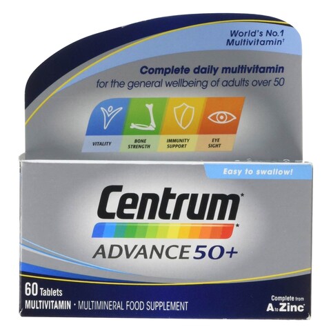 CENTRUM ADVANCE 50+ TABLETS 60&#39;S