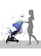 Moon Compact Cabin Stroller, Royal Blue/Black