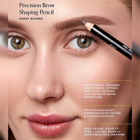 Arches &amp; Halos Precision Brow Shaping Pencil In Sunny Blonde, 0.2 Oz