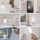 Fitto Rechargeable Wall Light Wood, Motion Detector, LED Warm White, Magnetic Bedside Lamp, for Living Room Bedroom Staircase Hallway
