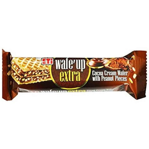 ETi Wafe Up Extra Wafer Cocoa Cream With Peanut Pieces 29 Gram