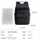 Arctic Hunter 17 Inch Durable Polyester Backpack with Separate Laptop Compartment TSA Opening for Men and Women B00562 Black