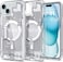 Spigen Ultra Hybrid MagFit designed for iPhone 15 case cover compatible with MagSafe - Zero One White