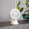 Geepas GF21137 Rechargeable Clip Fan With Light - Two Quiet Speeds With 7 Hours Continuous Working, 1200 mAh Battery, - Ideal For The Home, Office &amp; More