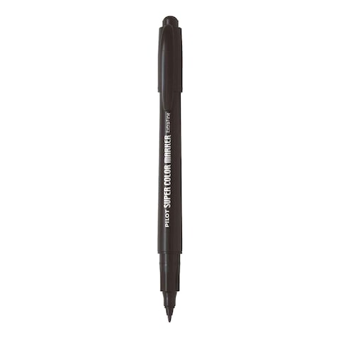 Pilot Super Color Extra Fine Permanent Marker Black