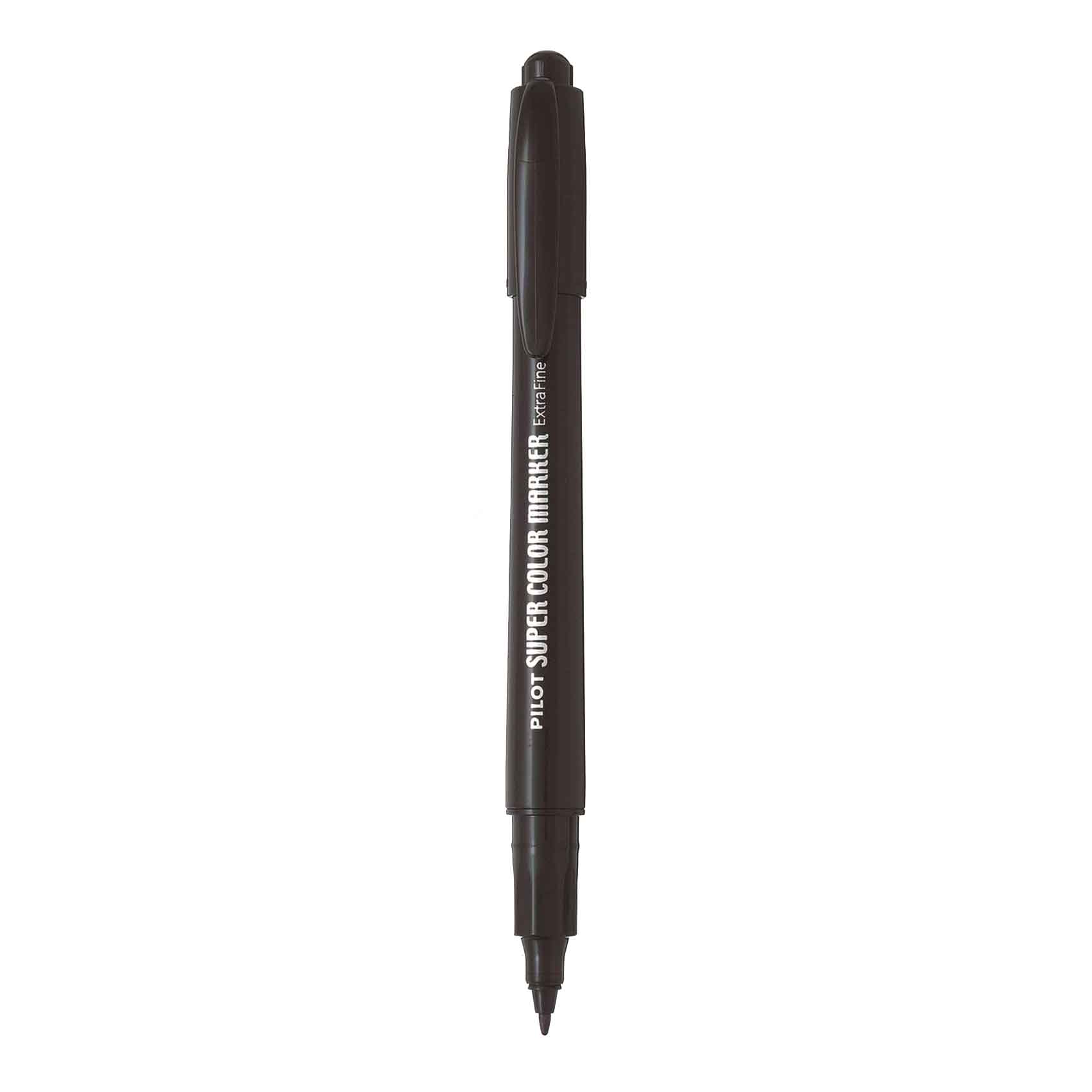 Pilot Super Color Extra Fine Permanent Marker Black