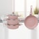 In House 13 Pieces Turkish Granite Cookware Set With Steel Lid - Pink