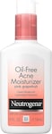 Neutrogena Oil Free Acne Facial Moisturizer With.5% Salicylic Acid Acne Treatment, Pink Grapefruit Acne Fighting Face Lotion For Breakouts, Non-Greasy &amp; Non-Comedogenic, 4 Fl. Oz