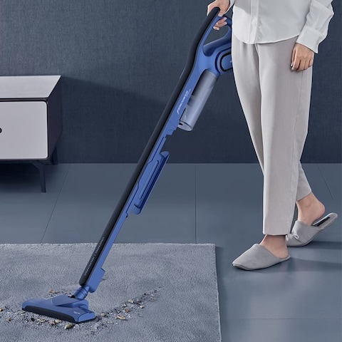 Deerma Dx810 Handheld Vacuum Cleaner 16000 Pa Strong Suction Power, Blue