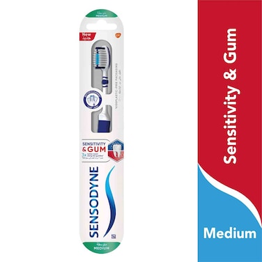 Sensodyne Sensitivity And Gum Toothbrush Medium White