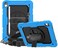 Remson Apple iPad Pro 10.5 / iPad Air 3 Rugged Shockproof Drop Protection With 360 Rotating Kickstand/Shoulder Strap Cover (Sky Blue)