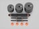 Skyland Unisex Adult Enviromental Adjustable Dumbbell N Barbell Set - Black