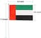 25 pieces UAE Flag Hand Waving Desk Flags Double Sided Cake Topper Countries Flag UAE Flag Day UAE National Day Party Supplies Flag Decoration for Baby Birthday Party&hellip;