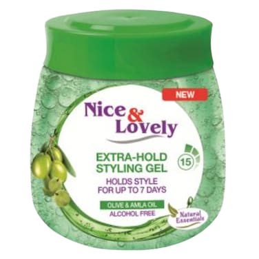 Nice &amp; Lovely Olive And Amla Styling Gel 295g