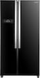 Sharp 521L Net Capacity 2 Door Side By Side Refrigerator Black Glass SJ-X645-BK3