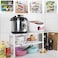 Kurtzy Stainless Steel Adjustable Expandable Under Sink Storage Organizer Rack, Tawa Holder Shelf for Kitchen (50 cm to 70 cm, Multicolour)