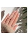 Salon Acrylic Reusable False Nails Set+E52:E53 Double Tape and Glue Included