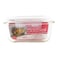 Lock &amp; Lock Boroseal Oven Glass Square Container LLG215 Clear 540ml