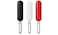 Potato peeler, red/white/black