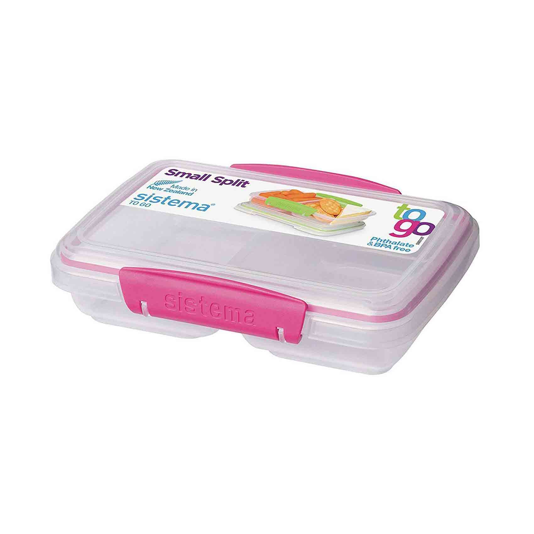 Sistema Storage Container Bento Split To Go Small Assorted 