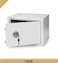 Rubik Key Operated Locker Safe Deposit Box Security Money Cash Safety Box With Key For Home Office 25K - White