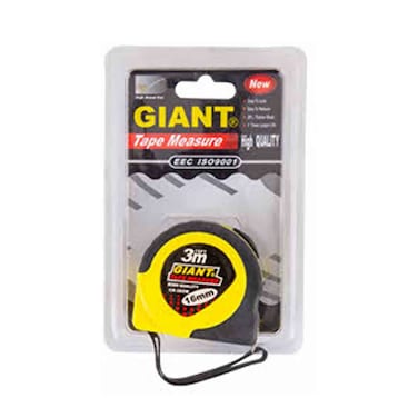 Giant Measuring Tape Yellow 3m