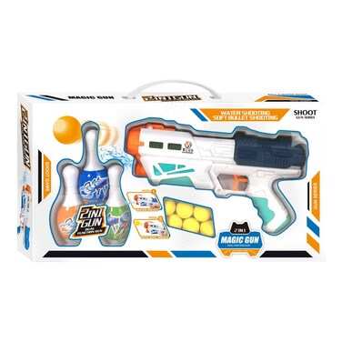 HK  2-in-1 Magic Gun Dual Function Bowling and Water Gun