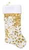 Christmas Reversible Sequins Stocking Gold 50cm