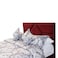 In House Cordoba Velvet Bed Frame - Single - 200x90 cm - Burgundy