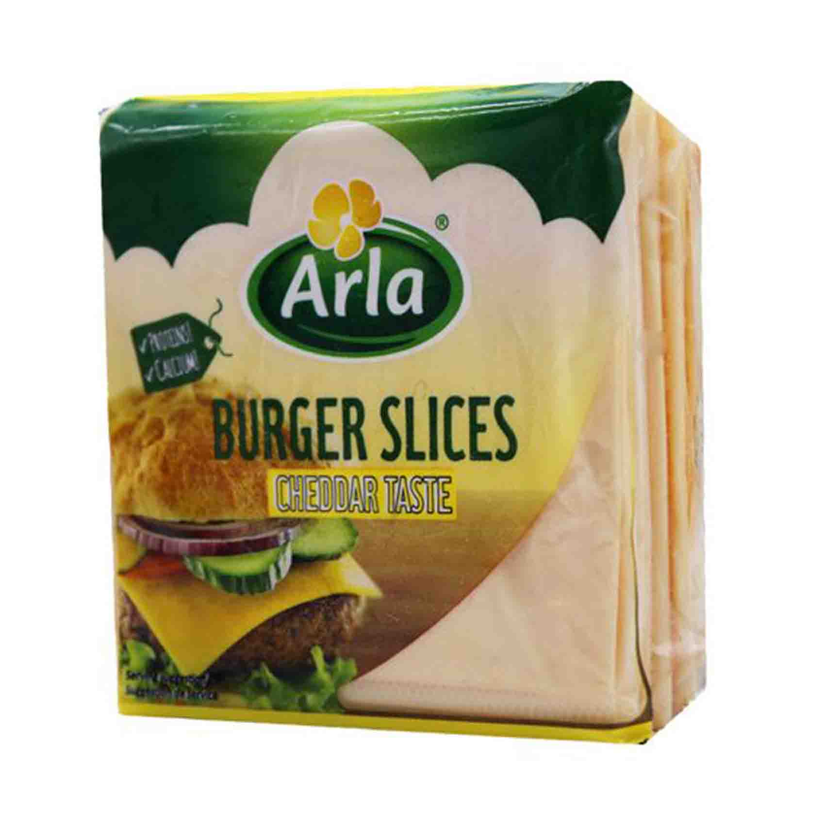 Arla Burger Slice Cheddar Taste 200G