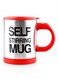 Generic Self Stirring Mug Black/White