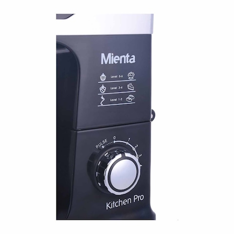Mienta Kitchen Machine - 1200 Watt - Black - KM38121D