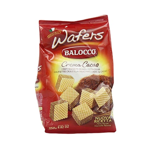 Balocco Cocoa Cream Chocolate Wafer Cube 250g