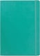 Collins Debden Legacy A5 Ruled Mint Green Blue Notebook - Soft Touch Cover Journal with 240 Lined White Pages