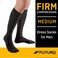 Futuro Dress Socks For Men Black Medium, 71036 -12141255