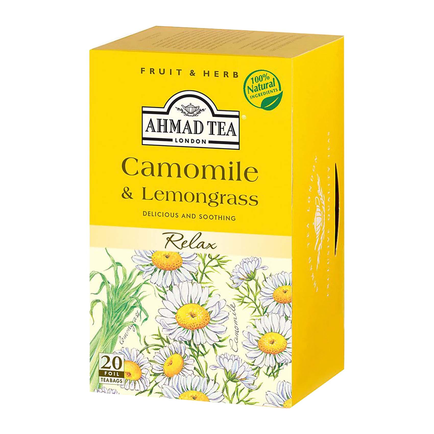 Ahmad Tea Camomile And Lemongrass Infusion – 20 Bags Ahmad Tea Camomile And Lemongrass Infusion – 20 Bags