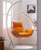 Yulan Transparent Bubble Chair Standing Indoor Swing Hanging Chair High Quality Hanging swing Transparent Acrylic Ball Bubble Chair With Stand (J) Orange YL0T12-548