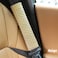 Generic Safety Seat Belt Cover Adjuster Car Belt Baby Child Protector Positioner Shoulder Pad Cover Beige1 Pair (2 Pcs/Set)