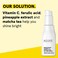 Acure Brightening Vitamin C &amp; Ferulic Acid Serum, Oil Free, 100% Vegan, For Brighter Appearance, Shine Bright With Pineapple Extract &amp; Matcha Tea, All Skin Types, 1 Fl OZ (Packaging May Vary)