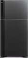 Hitachi 510L Net Capacity Top Mount Inverter Series Refrigerator Brilliant Black- RV710PUK7KBSL