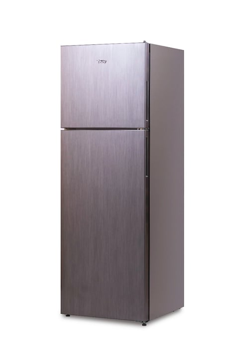 Terim 310L Net Capacity Top Mount Double Door Refrigerator, Silver Inox, TERR440VS