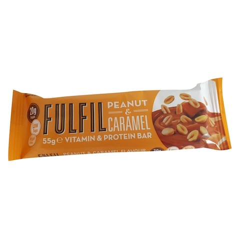 Fulfil Peanut And Caramel Protein Bar 55g