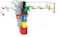 Rainbow Toys, Outdoor Children Playground Garden Fitness Exercise Play Set Villa Garden Furniture Product Area Dimension: 590&times;400&times;280cm
