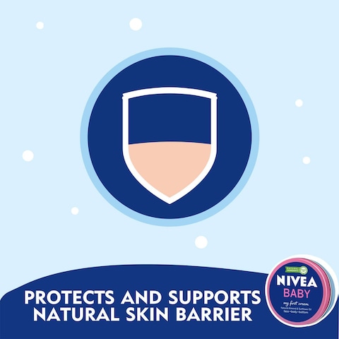 NIVEA Baby All Purpose Cream, My First Cream Natural Almond &amp; Sunflower Oil, 150ml