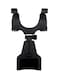 Generic - Flexible Car Rearview Mirror Hooked Phone Holder Bracket Black