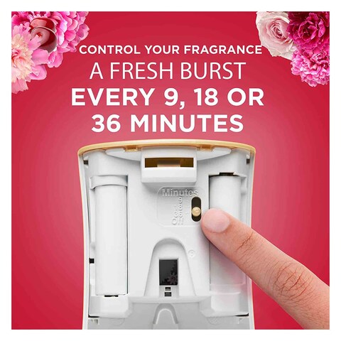 Glade Automatic Spray Holder With Blooming Peony And Cherry Refill 269ml