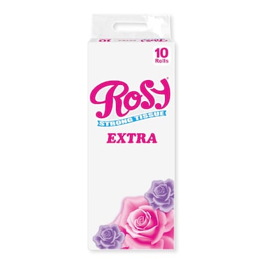 Rosy Extra Toilet Tissue 10 Pack