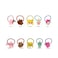 Aiwanto Hair Bands for Girl's 10pcs Hair Rubber Band