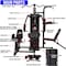 Skyland Fitness Home Gym 3 Station Heavy Duty with 71kg Weight Stack With Pull up bar Sit Up Power Tower Workout Stand Bench Press , GM-8144